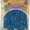 Online Hama 1000 perles à repasser bleu pétrole Artisanat