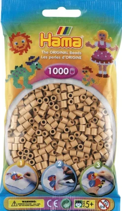 Discount Hama 1000 perles à repasser marron clair Artisanat
