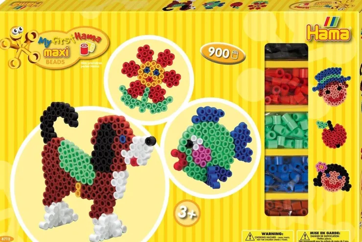 Sale Hama maxi perles à repasser 900pcs chien Artisanat