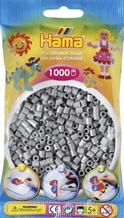 Hama 1000pcs perles gris Artisanat