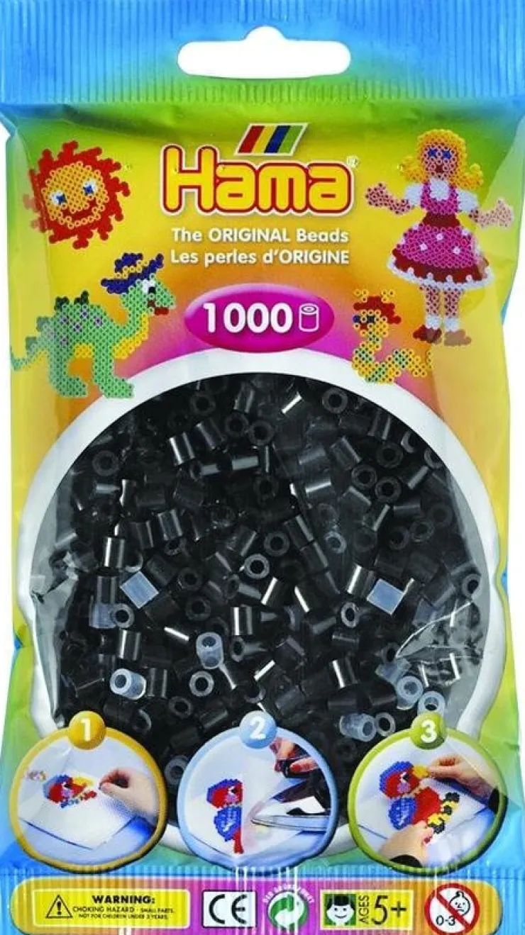 Discount Hama 1000pcs perles noir Artisanat