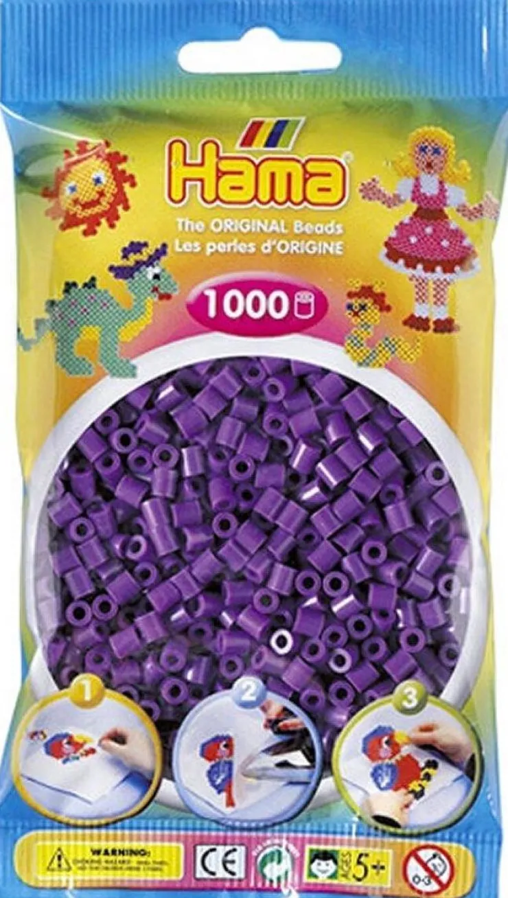 Discount Hama 1000pcs perles violet Artisanat