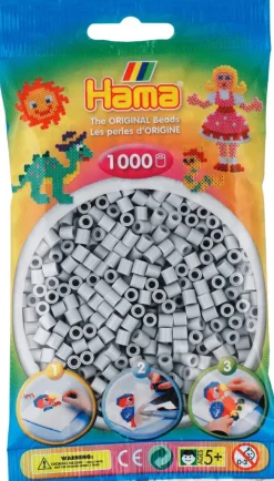 Online Hama 1000st perles gris claire Artisanat