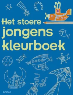 Outlet Het stoere jongens kleurboek Livres De Coloriage|Livres Coloriage