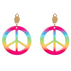 Clearance Hippie Set Flower Power - bandeau + lunettes + pendants d'oreille + collier Accessoires