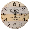 Online Horloge murale Life is good 34 cm Décoration Murale