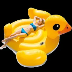 New Ile de Canard Gonflable 221x221x122 cm Piscines Et Accessoires