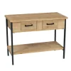 Best Impressive console 2 tirroirs 90x69x42 cm Tabourets Et Poufs