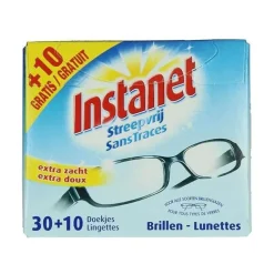 lingettes pour lunettes sans traces 30+10 Produits De Nettoyage