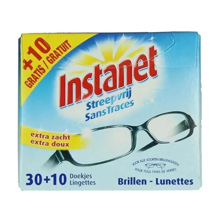 lingettes pour lunettes sans traces 30+10 Produits De Nettoyage