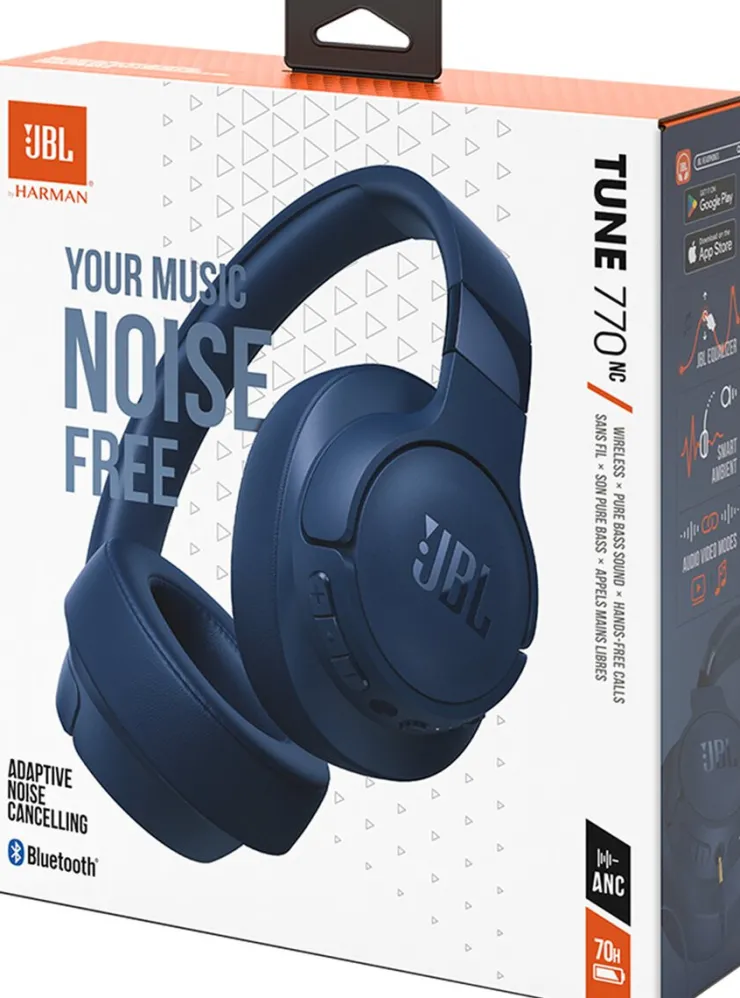 Discount Tune 770NC Casque sans fil circum-auriculaire - Réduction de bruit - Bleu Audio