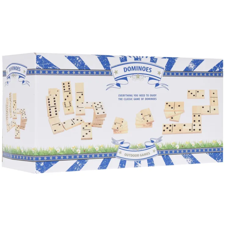 Discount Jeu de dominos en bois XL - 28 pièces Jeux De Plein Air
