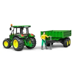 Discount John Deere 5515M avec remorque Véhicules