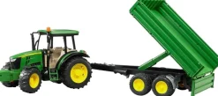 Discount John Deere 5515M avec remorque Véhicules
