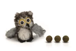 Sale Jouet chat en peluche hibou avec ballon 9,5 cm Jouets