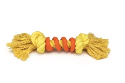 Hot Jouet chien spiralo jaune / orange Jouets