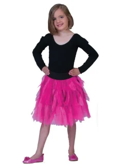 Best Jupe en Tulle Rose Fille - Taille Unique Enfant Déguisements Enfants