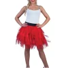 Hot Jupe en Tulle Rouge Femme - Taille Unique Déguisements Adultes