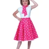 Best Jupe Rock'N Roll Rose - Taille unique Déguisements Adultes