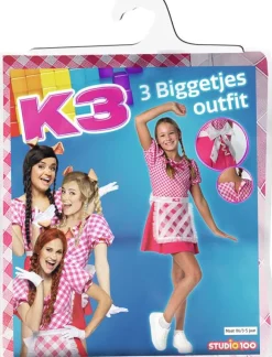K3 Déguisement Les 3 petits cochons - 9-11 ans Enfant Déguisements Enfants