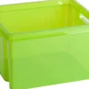 Best Crownest Boîte de Rangement Vert Clair - 42,6x36,1x26cm - 30L Box Et Panier À Linge