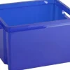 Discount Crownest Boîte de Rangement Blue - 42,6x36,1x26cm - 30L Box Et Panier À Linge