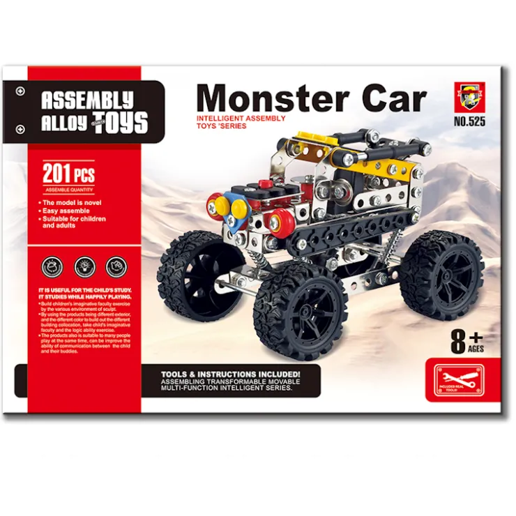 Hot Kit de construction monster car 199 pièces Jeux De Construction