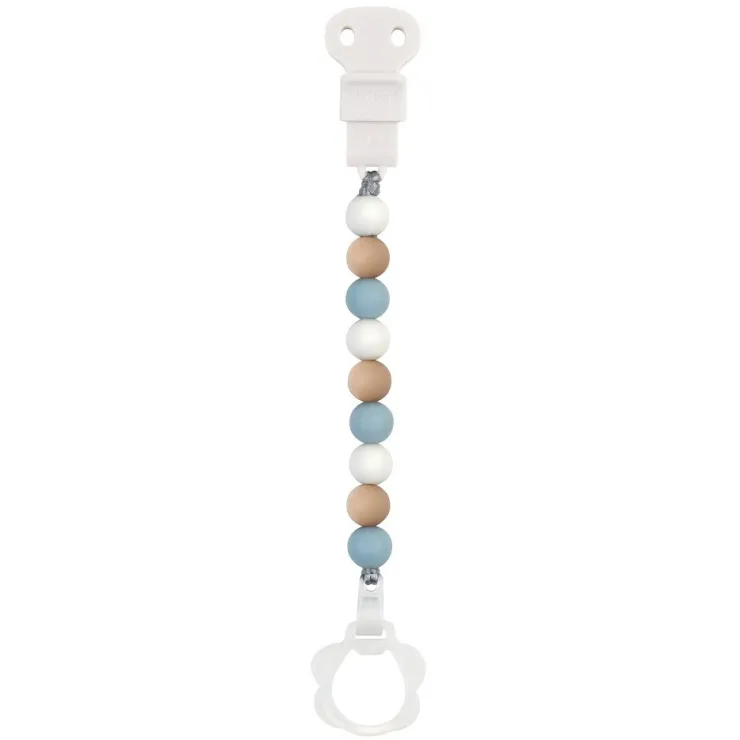 Sale Lapidou Attache Tétine Beige-Bleu-Blanc Tétines Et Attache-tétines