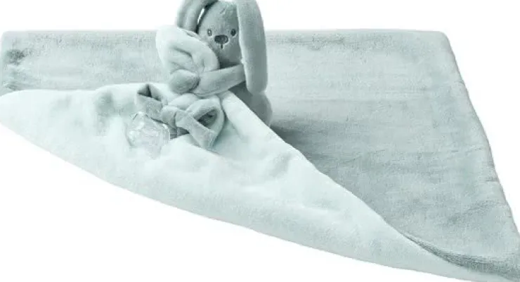 Lapidou Doudou couverture vert-de-gris - menthe Linge De Lit|Peluches Et Câlins