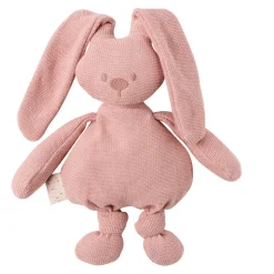 Lapidou Peluche tricot rose Peluches Et Câlins