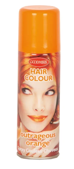 Clearance Laque Cheveux Fluo Organge En Spray - 125 ml Accessoires