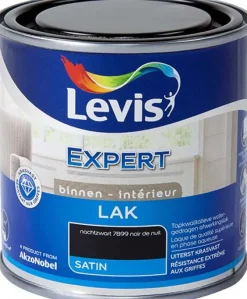 Clearance Laque expert satin noir nuit 250 ml Laques