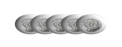 Discount Led 5 x GU10 4,7W satin Spots