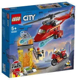 City 60281 L'hélicoptère de secours des pompiers Jeux De Construction