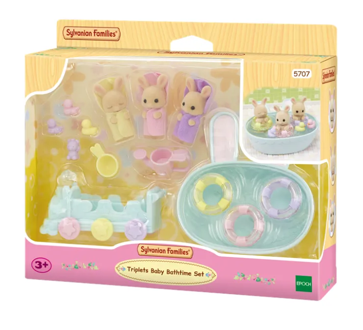New Les triplés lapin crème Interactif|Jouets De Bain