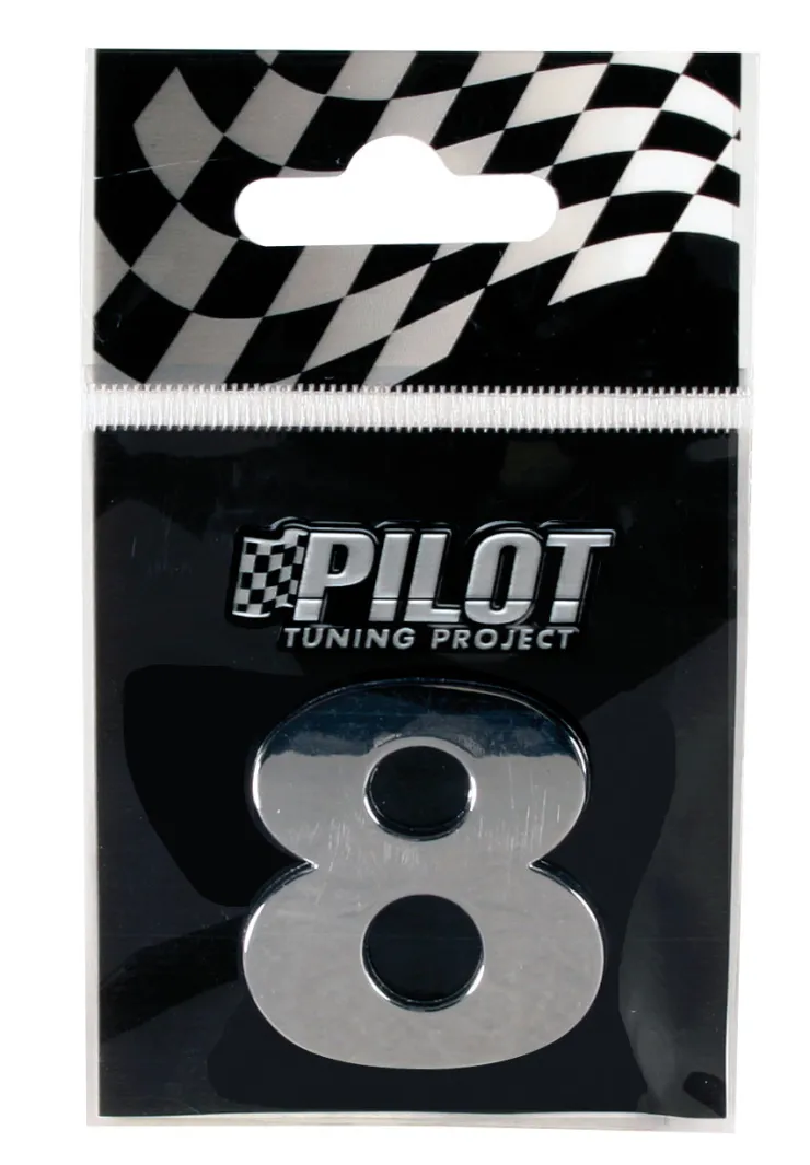 Lettre 3D 8 28mm Accessoires Voiture