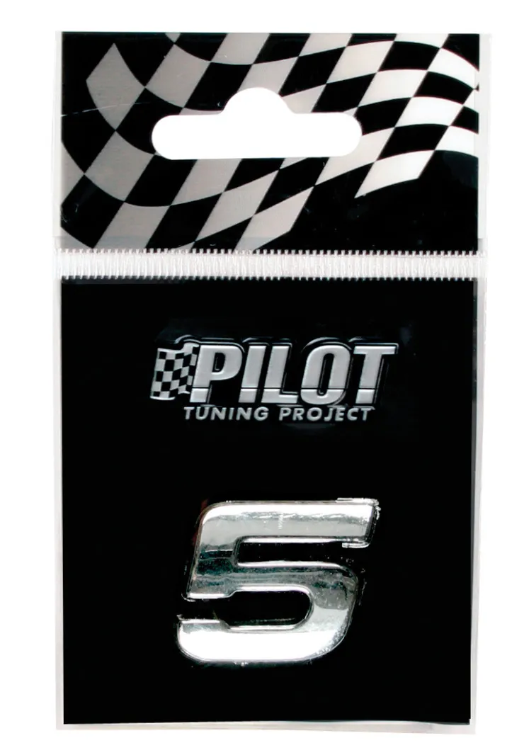 Online Lettre 3D 5 18mm Accessoires Voiture