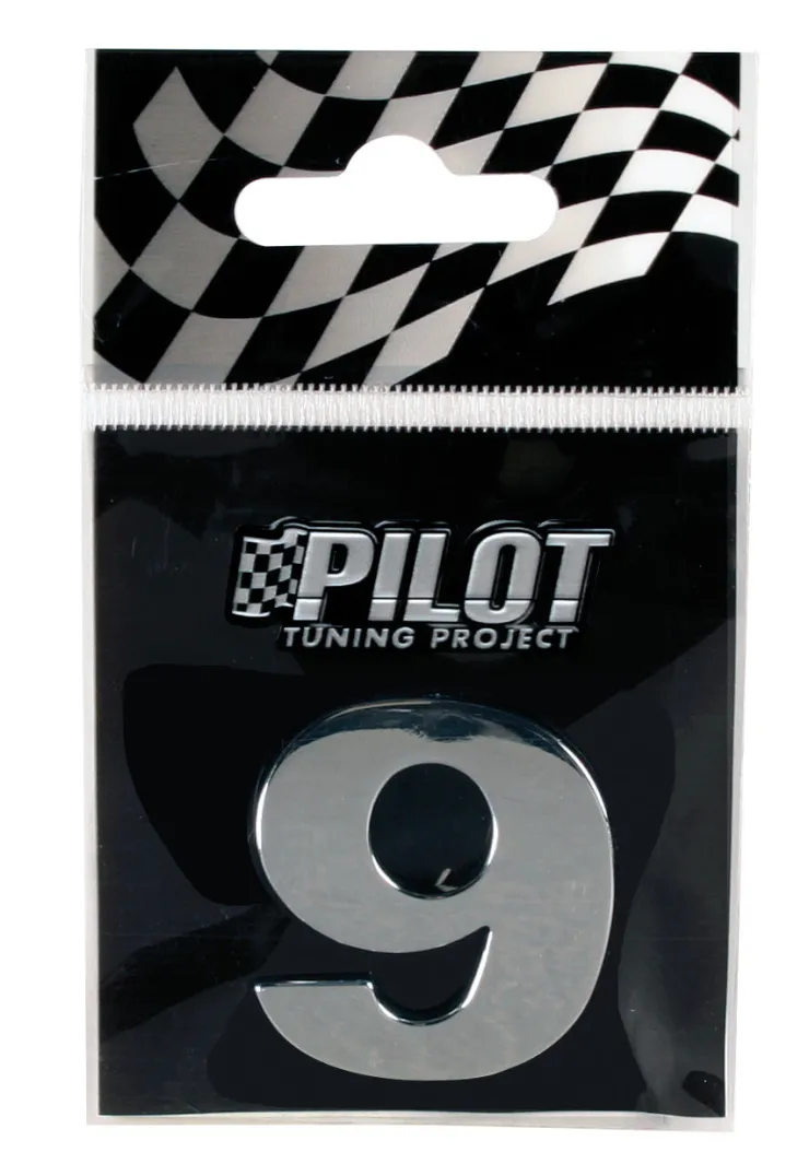 Discount Lettre 3D 9 28mm Accessoires Voiture