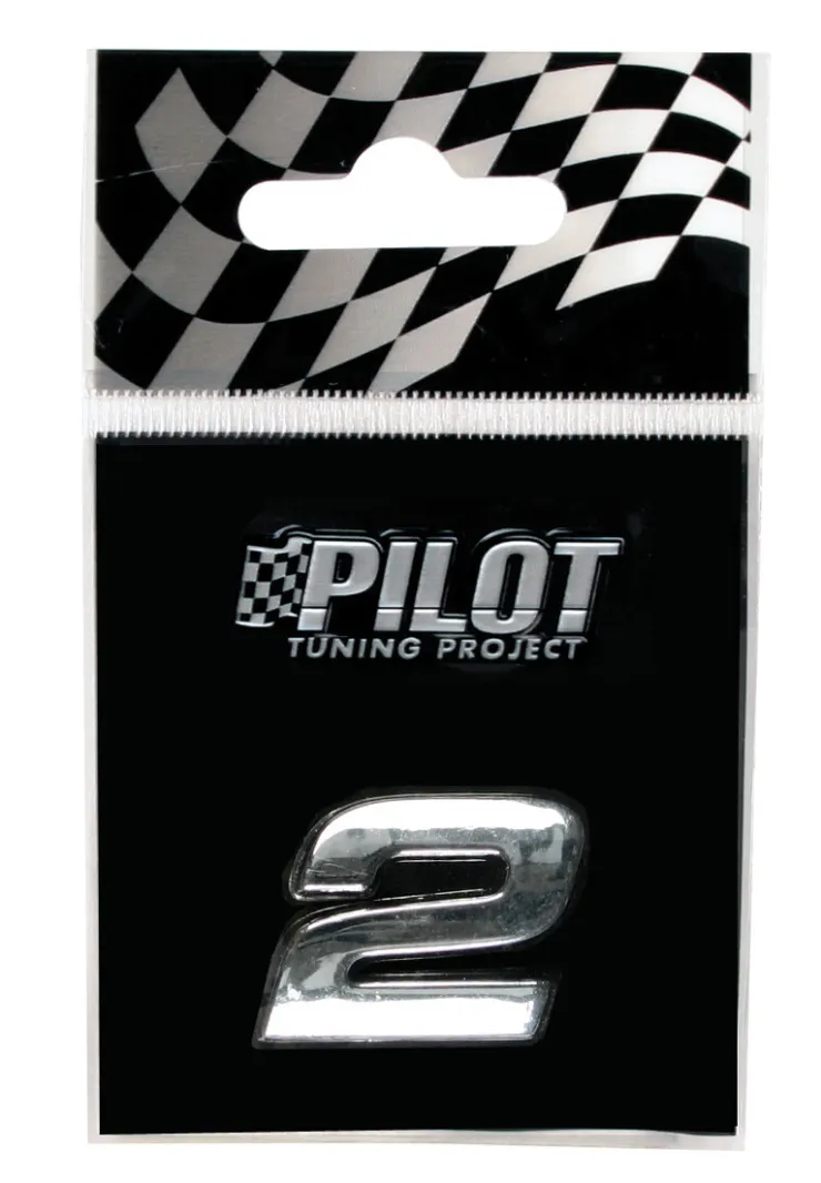 Hot Lettre 3D 2 18mm Accessoires Voiture