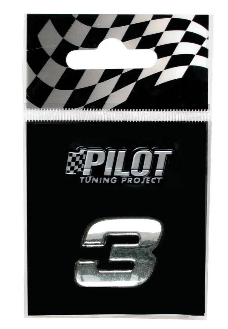 Outlet Lettre 3D 3 18mm Accessoires Voiture