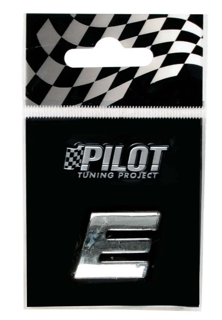 New Lettre 3D E 18mm Accessoires Voiture