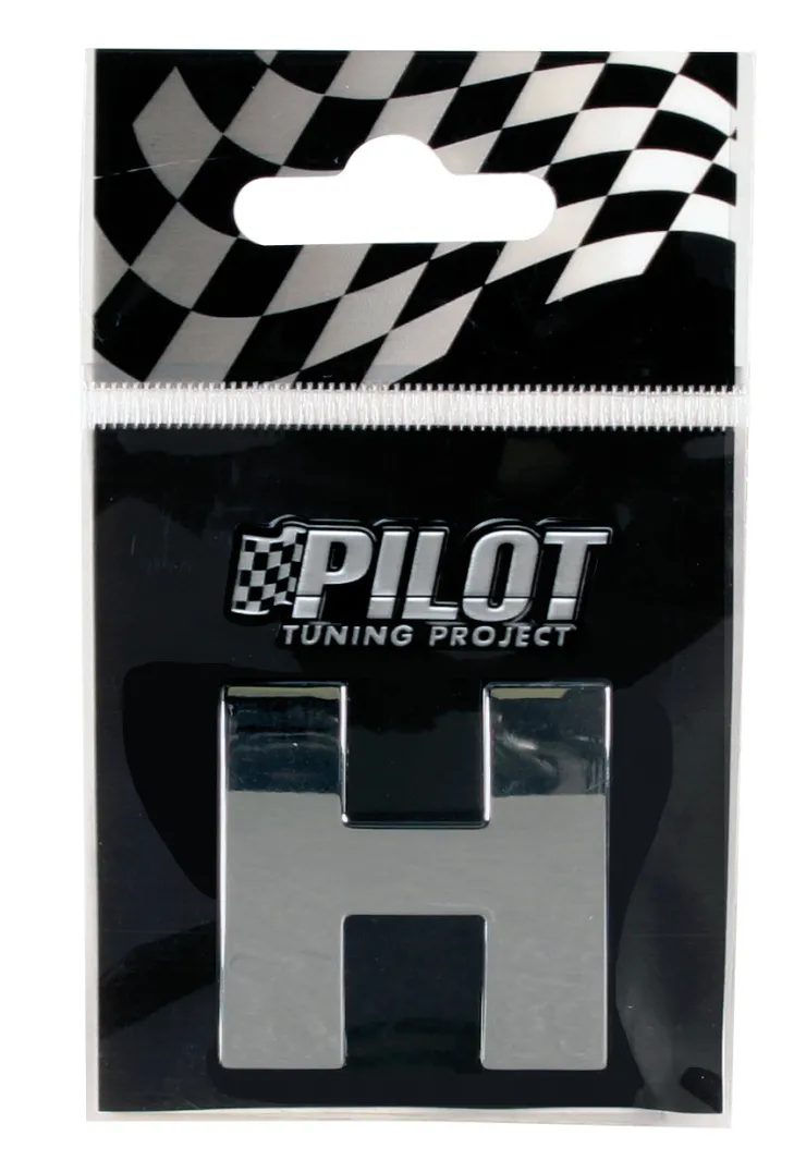 Lettre 3D H 28mm Accessoires Voiture