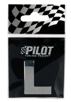Online Lettre 3D L 28mm Accessoires Voiture