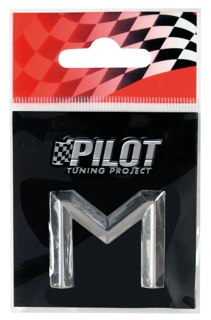 New Lettre 3D M 26mm Accessoires Voiture