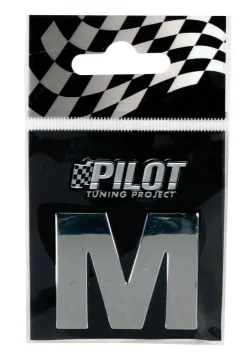 Best Lettre 3D M 28mm Accessoires Voiture