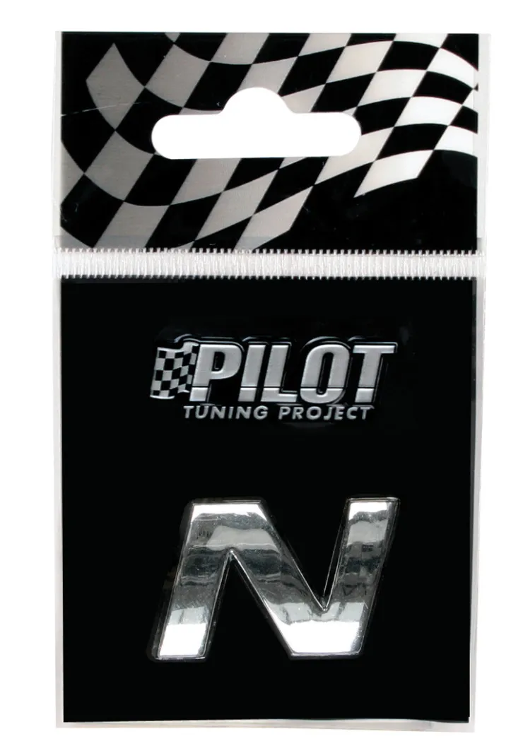 Outlet Lettre 3D N 18mm Accessoires Voiture