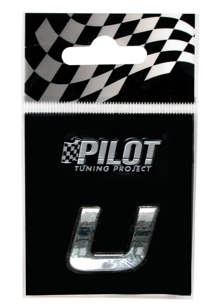Clearance Lettre 3D U 18mm Accessoires Voiture