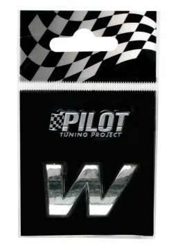 Online Lettre 3D W 18mm Accessoires Voiture