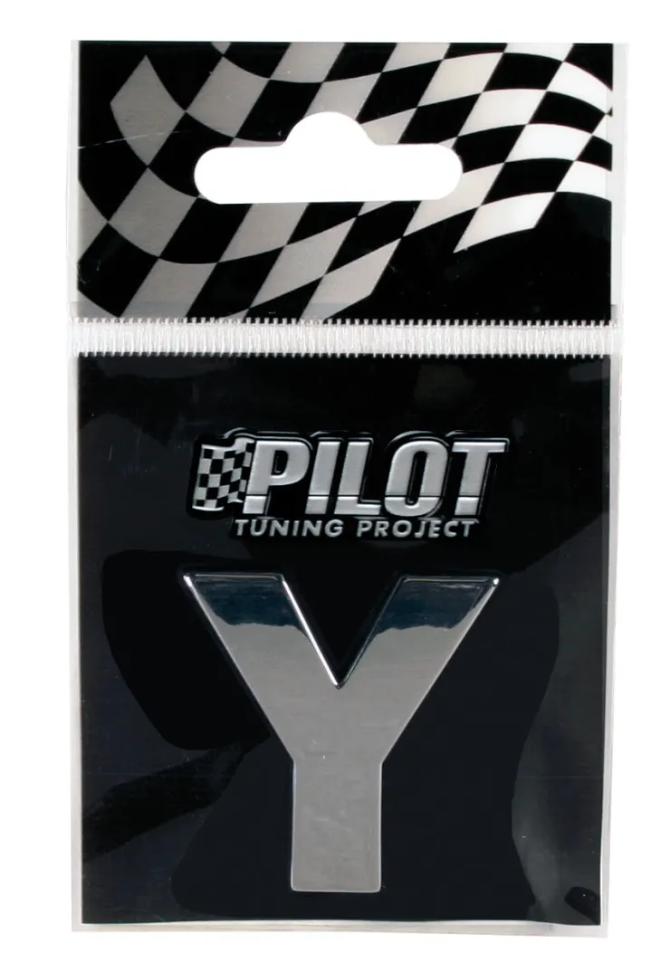 Sale Lettre 3D Y 28mm Accessoires Voiture