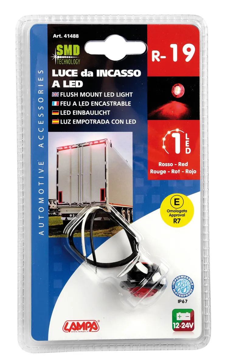 Outlet Lumière Led R19 Rouge Éclairage